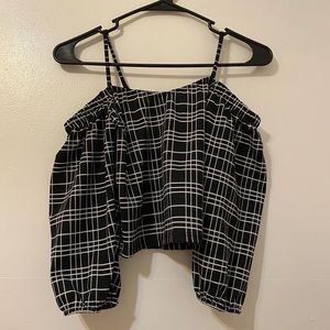 Black and white shirt